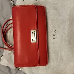 Zara Red Crossbody Belt Bag